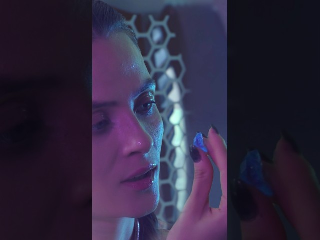 Gliding on Rotating Crystals 💎 #scififantasy #asmrsounds