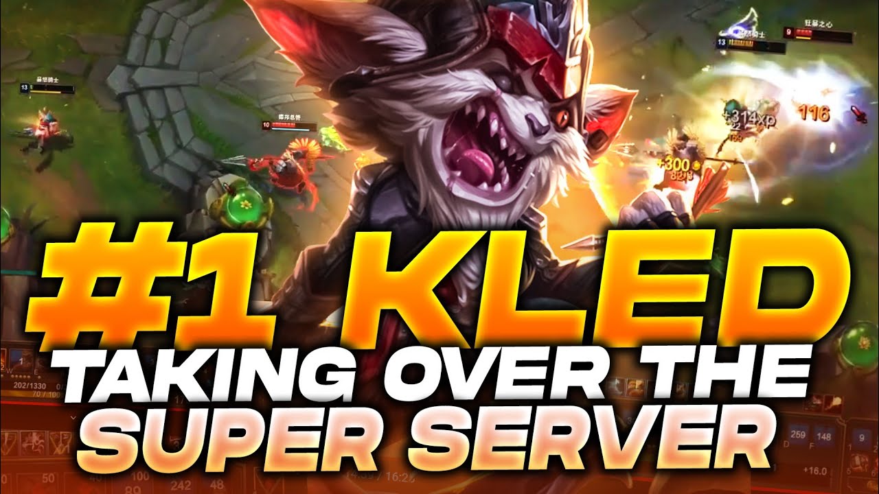 CHAY KLED VS KENNEN - BEST TOWER DIVER ON THE CHINESE SUPER SERVER
