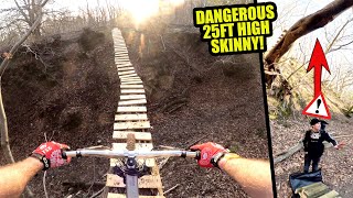 RIDING GNARLY MTB FEATURES - THE DANGEROUS SKINNY OF DOOM! by Sam Pilgrim 107,861 views 3 months ago 15 minutes