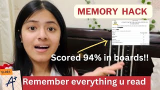 Use this Study Technique 😳💯I I Scored 94% in boards this way