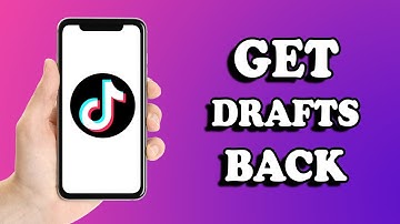 How To Get Your Drafts Back on Tiktok (Android & iOS) | tiktok deleted video recover