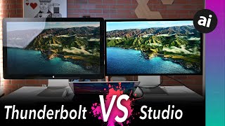 Дисплей Apple Studio против дисплея Thunderbolt!