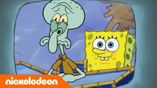 Bob Esponja | O Lula Molusco virou estrela da TV! | Nickelodeon em Português