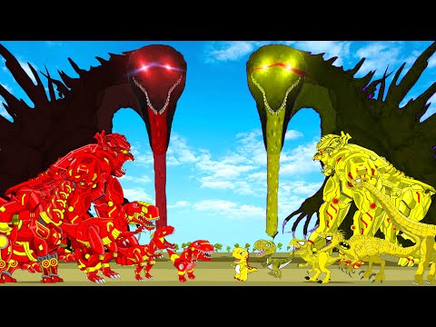 Evolution of "BLOODBATH GODZILLA" vs Kong Tyranny grows: Monster Size Comparison?| Godzilla Cartoon