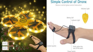 Hand Controlled Drone - Amazing Hand Control RC Drone  RC Quadcopter Drone