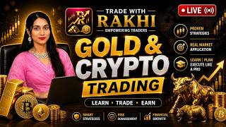 🔴LIVE GOLD TRADING /XAUUSD LIVE /BTCUSDLIVE #crypto #goldtrading  #livetrading #gold@Tradewithrakhi