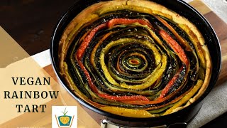 Healthy Appetizer ? Vegan Rainbow Tart