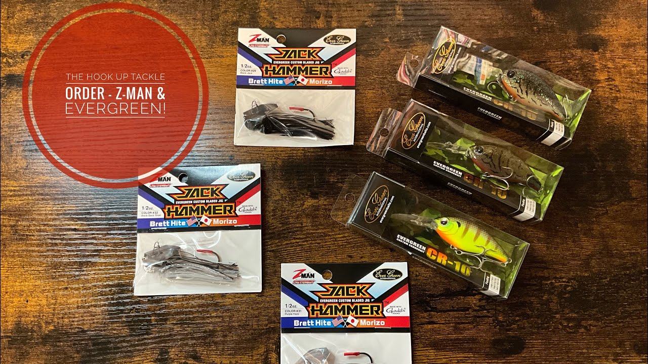 The Hook Up Tackle Order – Z- Man & Evergreen