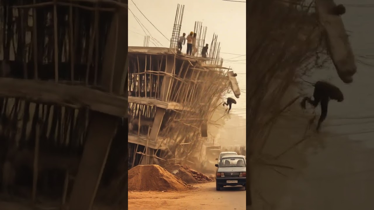 Under construction building collapsed 