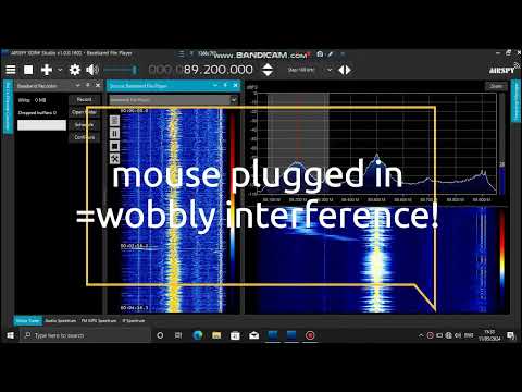 mouse interfers with SDR