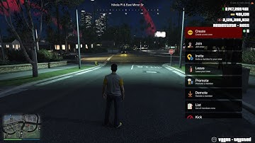 Crew System For Gangs or Family. || #ESX  #GTAV RP #FiveM Zone