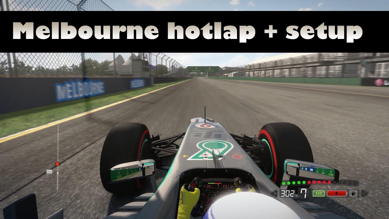 F1 2013 Melbourne hotlap + setup