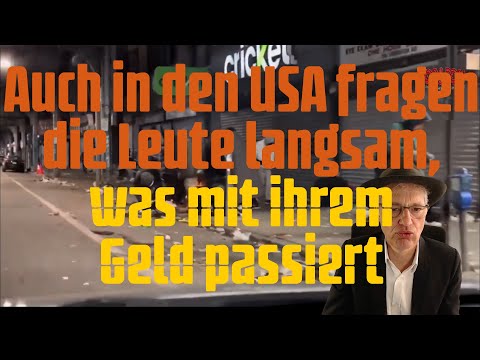 Auch in den USA fragen die Leute langsam, was mit ihrem Geld passiert