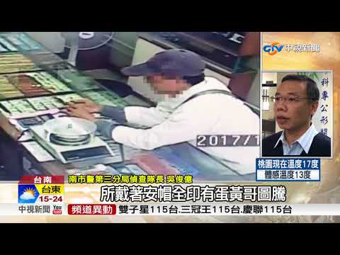 曾拒警調監視器抓賊 這回自家銀樓被偷│中視新聞 20171221