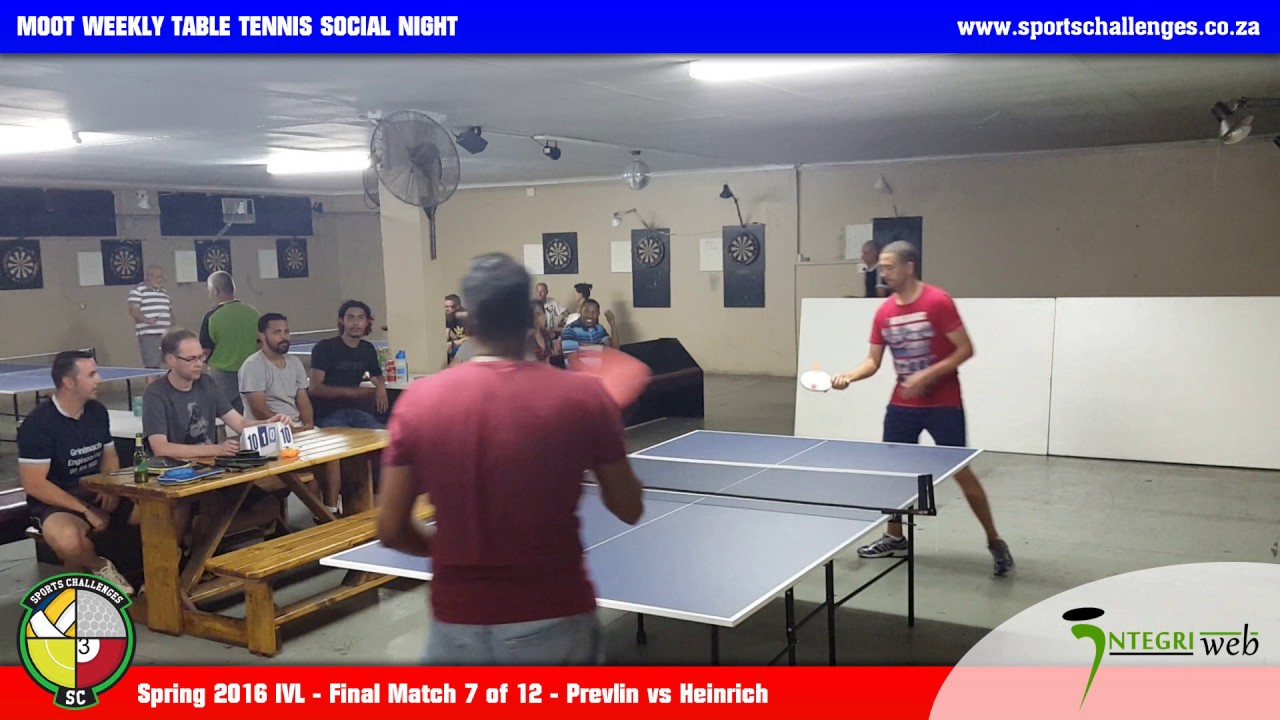 Spring 2016 IVL Final match 7 of 12 - Heinrich Samboer vs Prevlin Naidoo