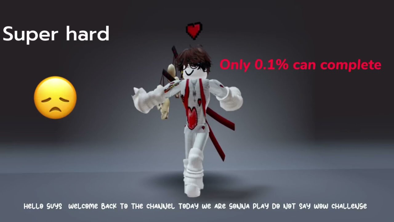 Super hard impossible don’t say WOW challenge
