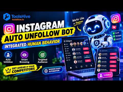 Instagram Automation Bot | Auto UnFollow with Human-Like Behavior