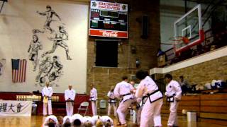Reverse Jumping Side Over 7 People