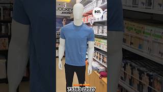 jockey microfiber half sleeve round neck t-shirt #shorts #fashion #clothing