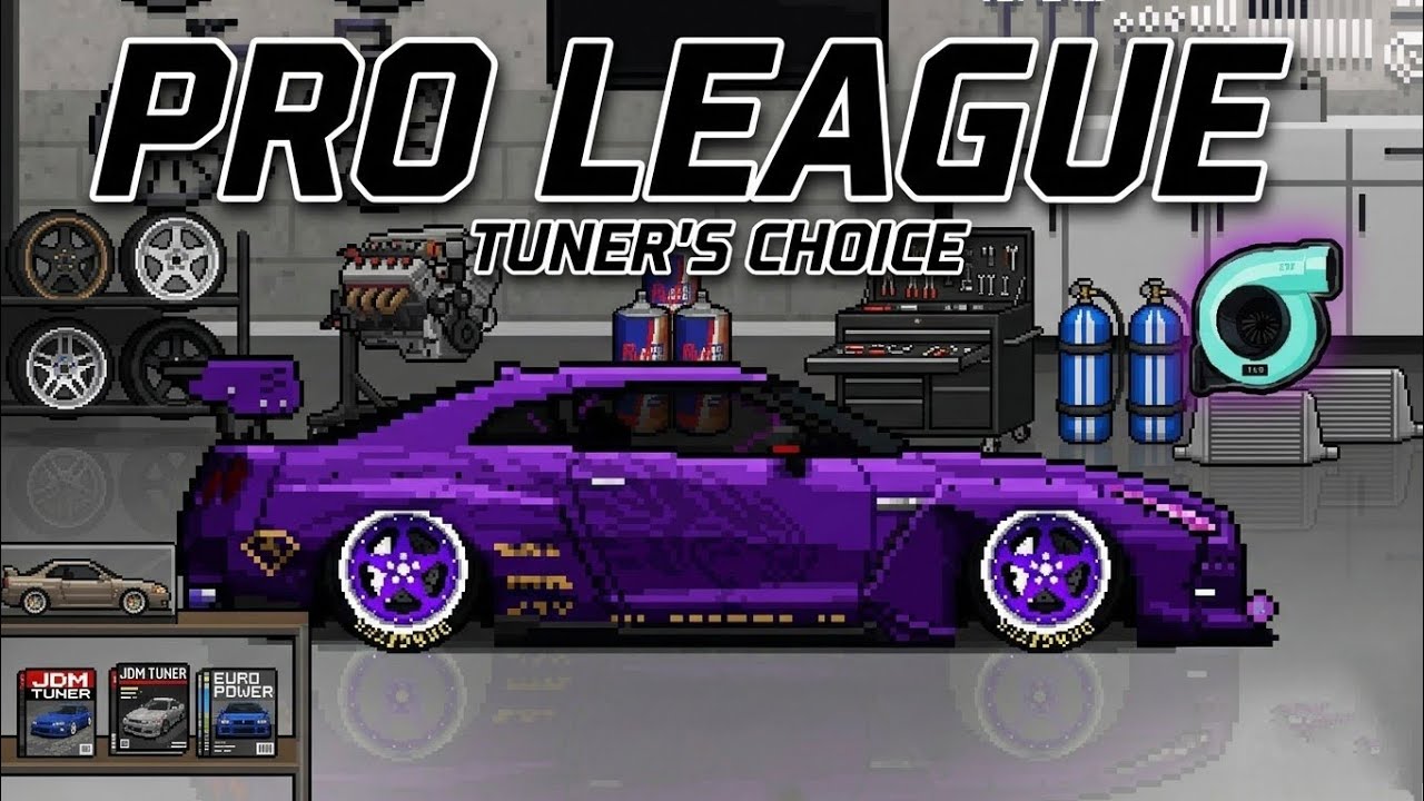 Lol R35 Pro League Tuner's Choice | GTR R35 Pro League Build | Pixel Car Racer ...