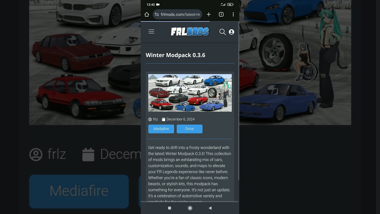 как скачать мод на fr legends подробное описание