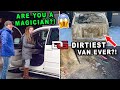 Cleaning The DIRTIEST Van Ever?!? | BEST Owner Reaction! | The Detail Geek