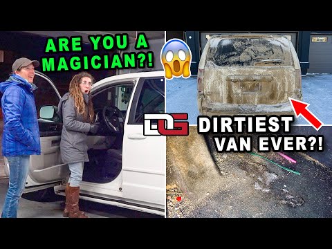 Cleaning The DIRTIEST Van Ever?!? | BEST Owner Reaction! | The Detail Geek