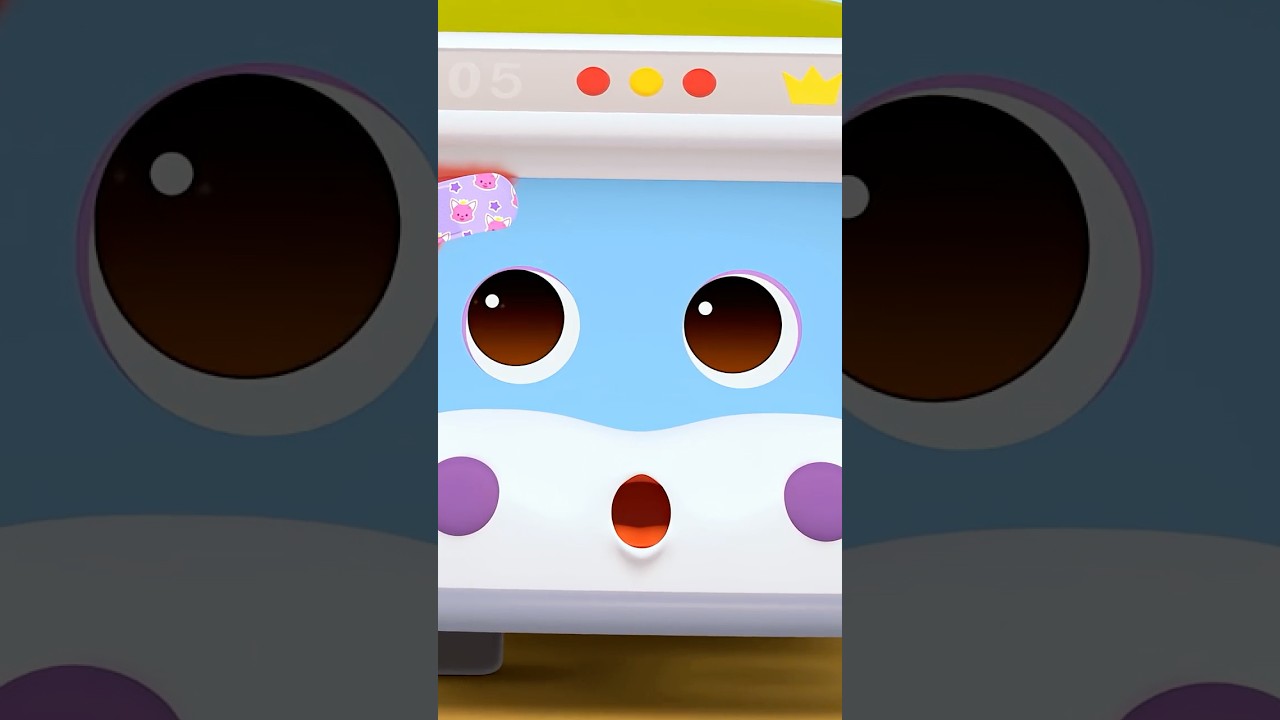 🚐  🚌 Oh No! Wheels On The Baby Buses Got a Boo Boo  #shorts