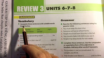 Language - trang 36 Review 3 SGK Tiếng Anh 10 mới