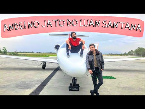 ANDEI NO JATO DO LUAN SANTANA