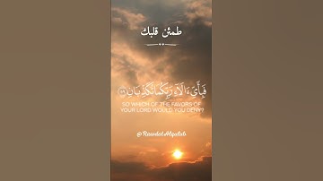 تلاوة هادئة ❤️ وراحة نفسية 😴