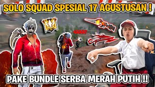 SOLO SQUAD SERBA MERAH PUTIH SPESIAL 17 AGUSTUS !! ALDI TV PAKE BAJU ANAK SD 🤣 !!