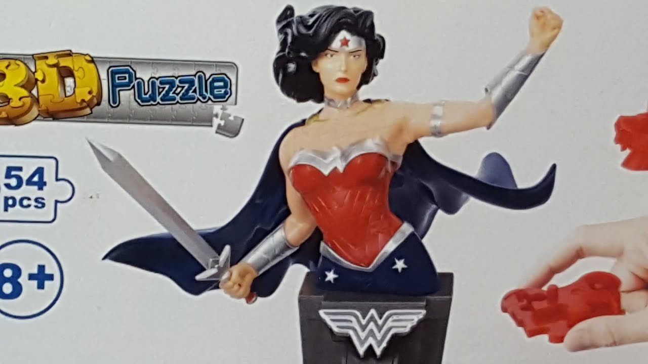 Buste Wonder Woman (Puzzle 3D) YouTube