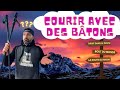 Tuto running 02 courir avec des btons  by run addictive 