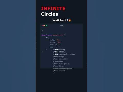 Insane CSS & Javascript Infinite Loop Effect🤩 #shorts #ytshorts - YouTube