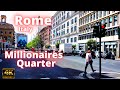 Rome Italy - Here's Where The Rich People Lives In Rome. Rome 4K