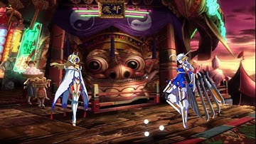 Blazblue CsExt - GreekAngel (Lambda-11) Vs Tsukini (Mu-12)