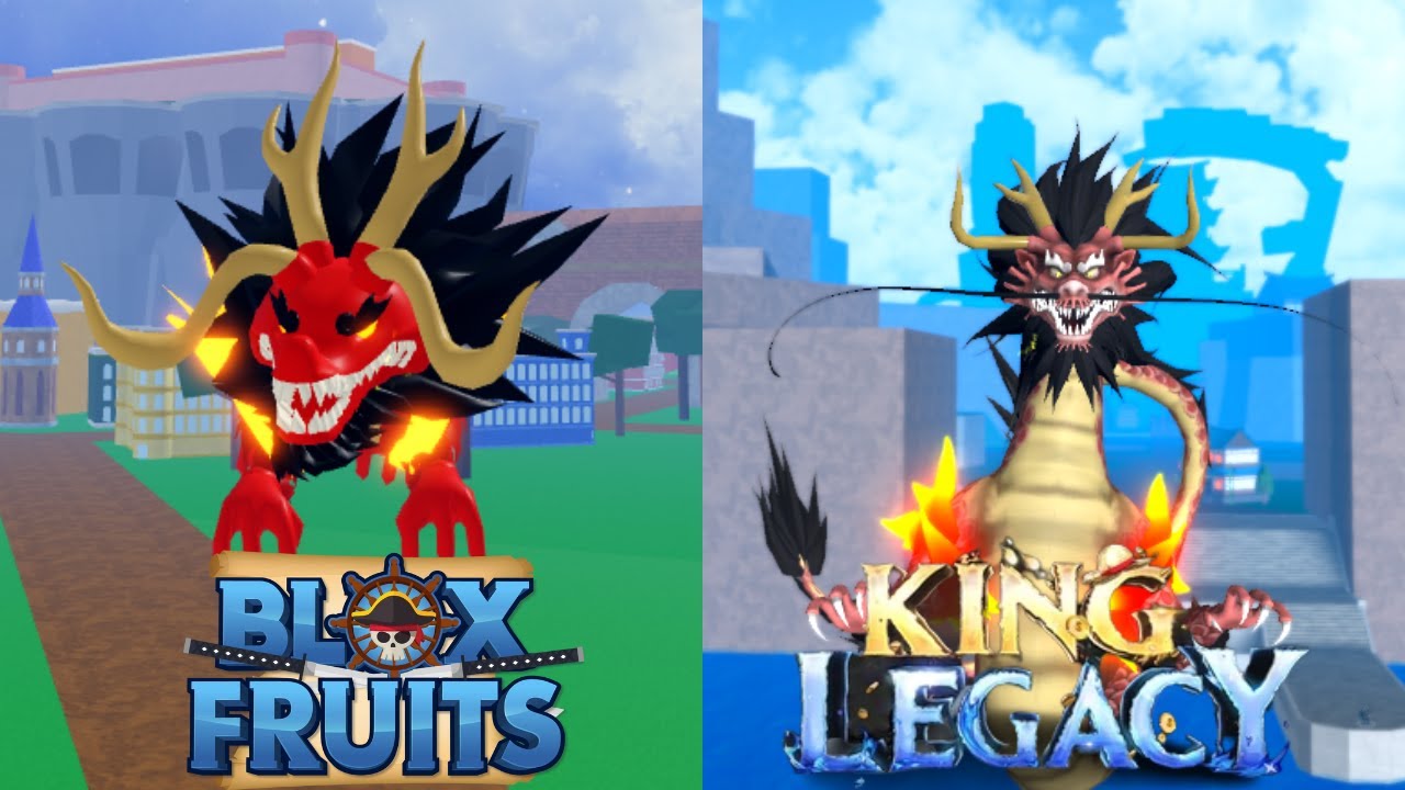 King Legacy vs Blox fruits!