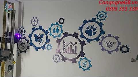 Vẽ tường trang trí Trường Quốc Tế Á Châu bằng Công Nghệ In Phun Trực Tiếp