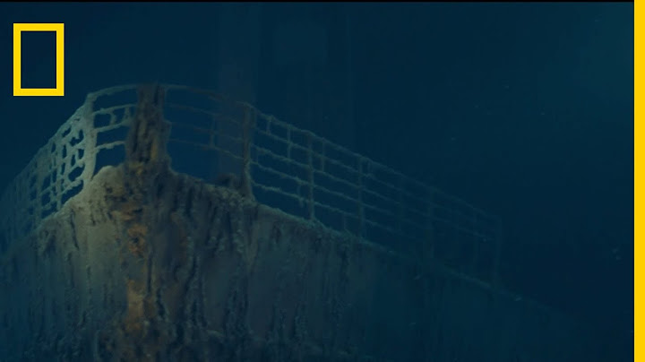 Les sensations de la découverte du Titanic.