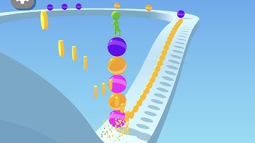 STACK RIDER Game - Walkthrough Gameplay IOS Android | Video Animation 3D | MEGA GAMEPLAY #75