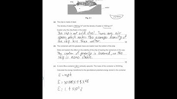 FULL MARK SCHEME - Cambridge iGCSE Physics Paper 4 Theory (Extended) February/March 2023 0625/42