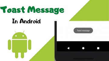 Toast Message In Android App | How To Create a Toast In Android(Android Studio)