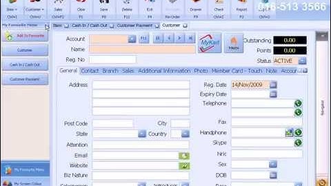 1. IRS POS SYSTEM - First Use