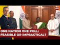 News today with rajdeep sardesai one nation one election debate  india today news