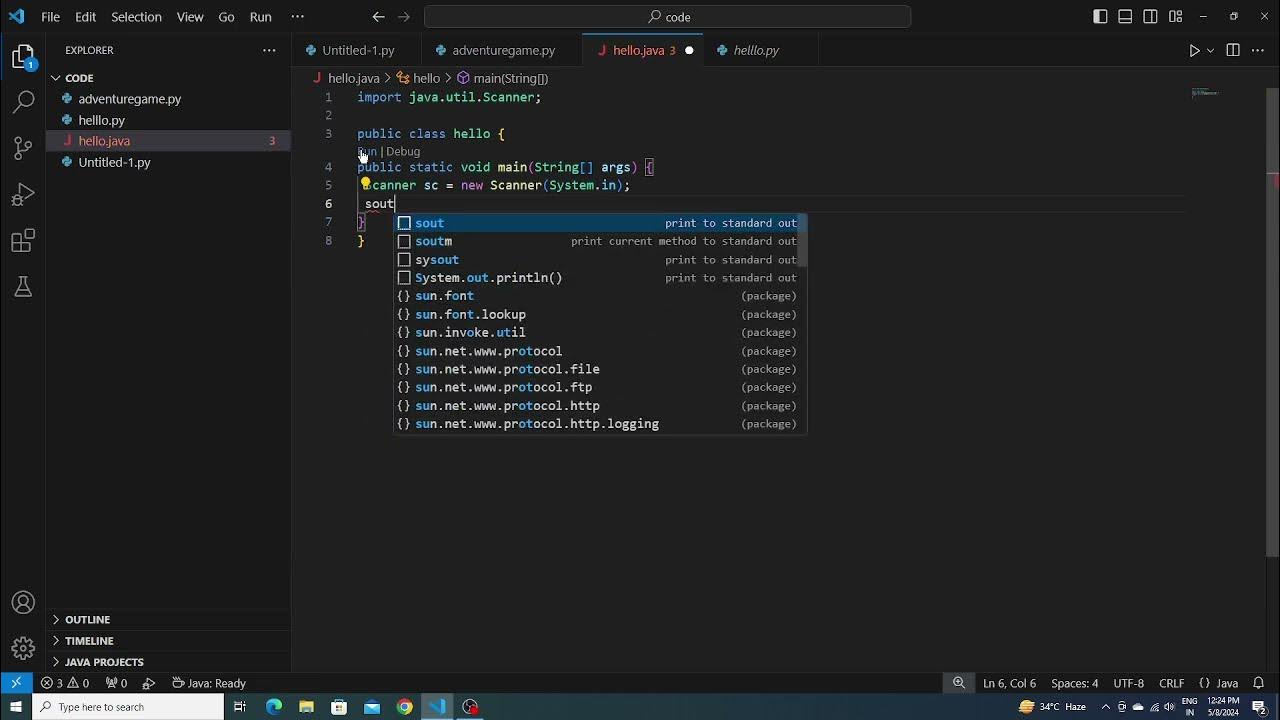 How to take input and show output in java | | Java tutorial ...