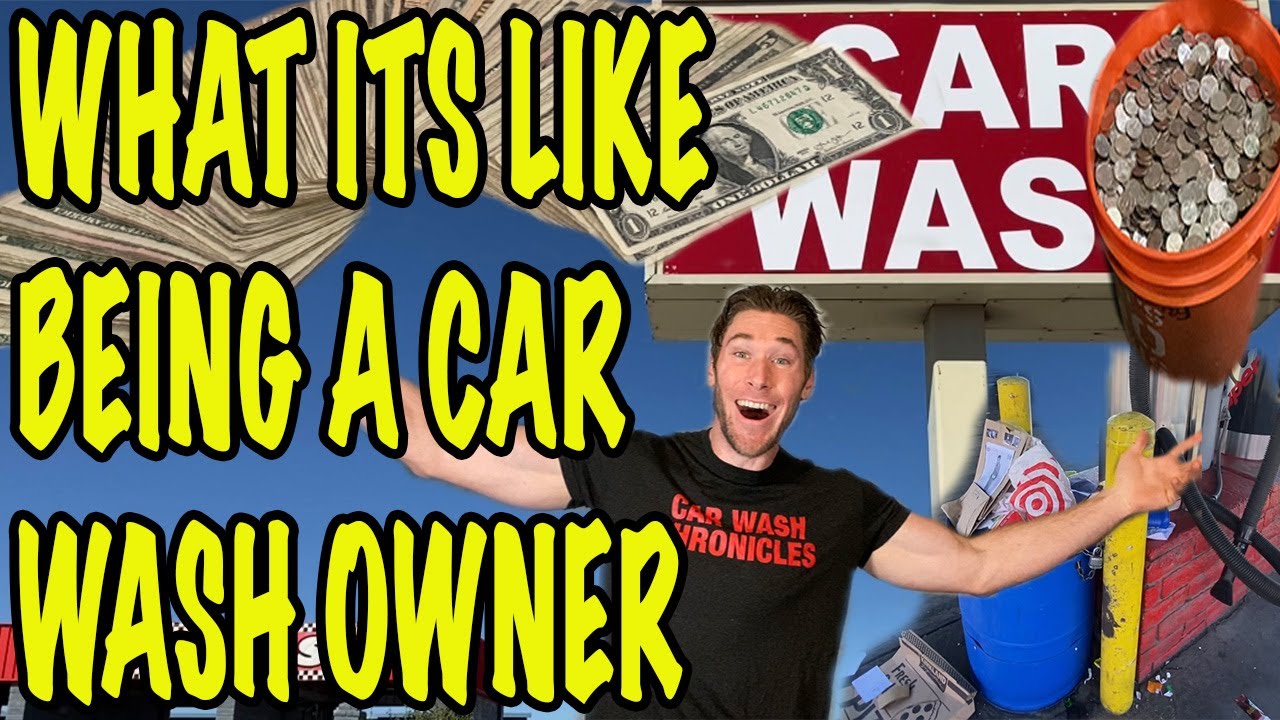 What it's like being a Car Wash Owner | Counting money | Testing my Automatic Car Wash!
