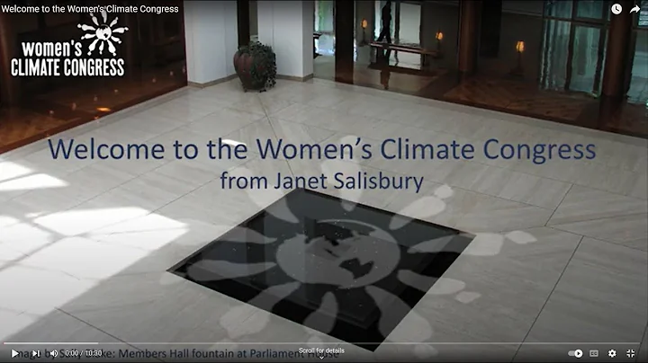 Welcome to the Women's Climate Congress