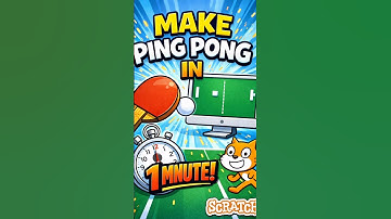 How to make Ping Pong Game in just 1 mins | Scratch Programming