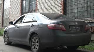 Спортивный глушитель на Toyota Camry 3.5